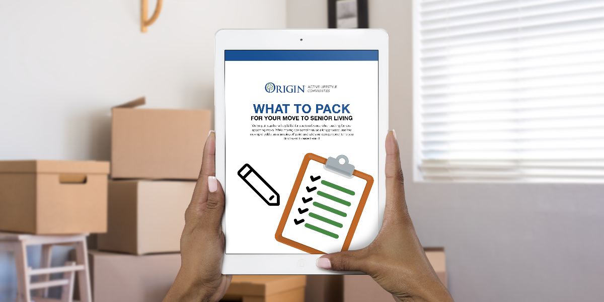 Free Moving Checklist Get Packing for Your Move to Senior Living